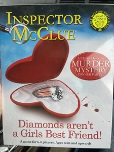 Inspector McClue Diamonds Aren't A Girl's Best Friend Sealed Murder Mystery Game - Picture 1 of 4