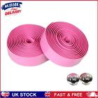 2Sets FIXED GEAR Road Bicycle Handlebar Tape Grip Bar Tape with End Plug (Pink)