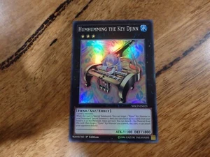 Yugioh Humhumming The Key Djinn WSUP-EN023 Super Rare 1st Edition - Picture 1 of 2