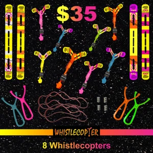 Whistle Copter 8 Silbates 8 Hondas, 8 ex bate, - 8 alas extendidas, etc. - Imagen 1 de 7