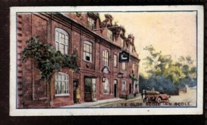 Tobacco Card, Richard Lloyd, OLD INNS,2nd Series,1924, Ye Olde Scole Inn, #20