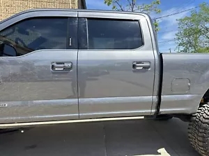 Painted Smart Door Handle Covers Set For 17-22 Ford F250 F350 M7 Carbonized Gray - Foto 1 di 7