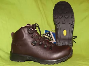 Trekking shoes hiking boots size 37.5 / 38 brown leather with GoreTex - RRP €249.00 - Picture 1 of 7