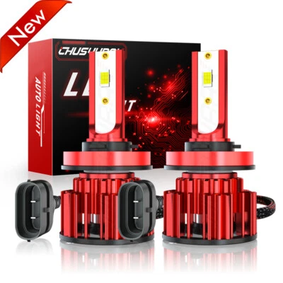 Super Bright H11 LED Headlight Conversion Kit Low Beam Bulbs 6000K xenon White - Image 1 of 4