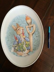 Pottery Barn Kids Easter Peter Rabbit Platter New