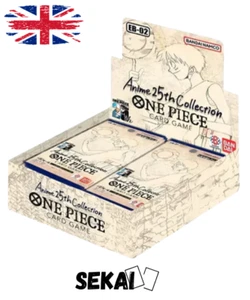 ONE PIECE EB02 ANIME 25TH EXTRA BOOSTER MEMORIAL COLLECTION BOX EB-02 ENG - Imagen 1 de 1