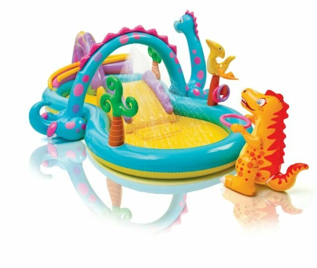 Intex 57135NP Dinoland Water Play Center Paddling Pool