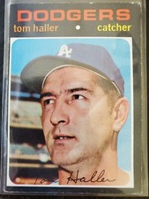 1971 Topps #639 Tom Haller, Los Angeles Dodgers