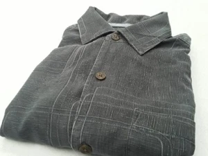 Tommy Bahama Small Seidenhemd schwarz Original Fit Knopfleiste Hawaii Freizeit - Bild 1 von 15