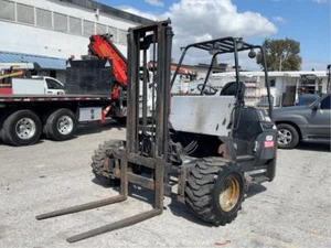 2003 Palfinger Crayler CR50 5,000 lb Mounted Rough Terrain Forklift Lift bidadoo - Picture 1 of 12