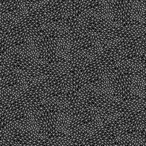 Tessuto Trapuntino Love the Earth Line Art Mappa Celeste Windham Cotone 51499 2 Nero - Foto 1 di 1