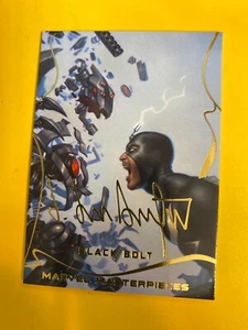 RS15753 2022 SkyBox Marvel Masterpieces Gold Foil #50 Black Bolt - Picture 1 of 1