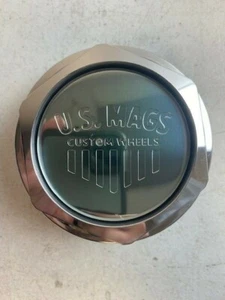 U.S. Mags 38060-16H-02 Polished Wheel Shield Logo Center Cap - Picture 1 of 3