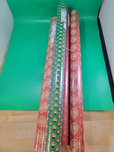 Harry Potter Wrapping Paper 7 rolls NEW Hogwarts 30 Sq ft each 210 sq ft 3 types - Picture 1 of 7