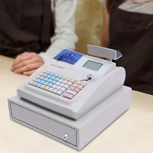 Registratore di cassa elettronico 48 chiavi sistema di gestione cassa con stampante termica - Foto 1 di 17