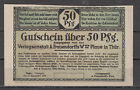 Plaue - Verlagsanstalt - 50 Pfennig - Pattern O Kn - Tieste 5650-05.02.M