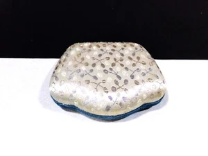 VINTAGE HARD TO FIND BY TRADITION GOLD & BLUE VELVET WATCH JEWELRY TRINKET BOX - Picture 1 of 9