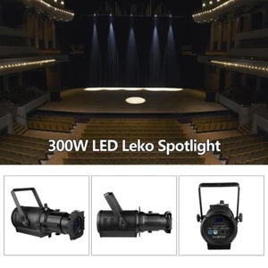 26degree 300w CW/WW 2in1 Led Ellipsoidal Profile Gobo Projector Led leko Light - Picture 1 of 8