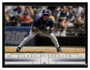 2002 Upper Deck #404 Rickey Henderson - Picture 1 of 2