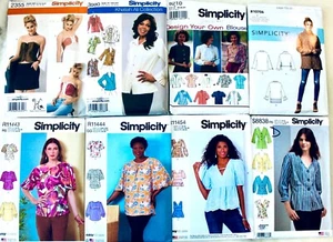 U PICK! DAMEN ÜBERGRÖSSE TOP TUNIKA BLUSE Schnittmuster UC - Bild 1 von 57