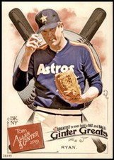 Nolan Ryan 2019 Allen and Ginter Ginter Greats 5x7 #GG-39 38/49 Astros