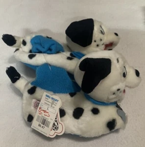 VTG Disney's 102 Dalmatian Puppy House Shoes Slippers Large Size 9-10 Toddler - Picture 1 of 17
