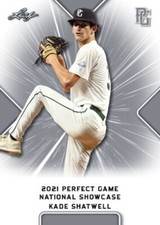 "MINT" KADE SHATWELL 2021 LEAF PERFECT GAME ALL-AMERICAN ROOKIE CARD #224