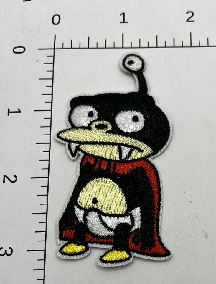 Bender Futurama Fry Zoidberg Iron-On Embroidered Patch #315 Nibbler Leela - Image 1 of 1