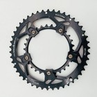 bikinGreen CNC 46/30T 110 BCD 9-12 Speed Chainring SetFor Non Hidden 5 Bolts