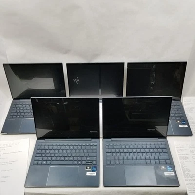 Lot of 5 HP Elite Dragonfly G3 Touch Core i7-1265U 32GB 512GB SSD No OS *Read* - Image 1 of 4