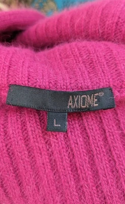 AXIOME LAMMWOLLE-ANGORA Pullover mit  Rollkragen Gr. L NEU - Bild 1 von 4
