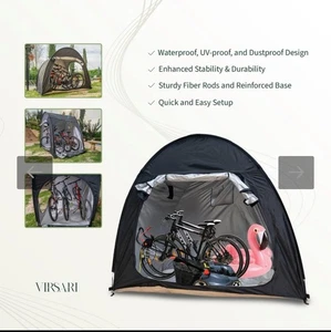 Visari 4 Bike Shed Waterproof Portable - Picture 1 of 5