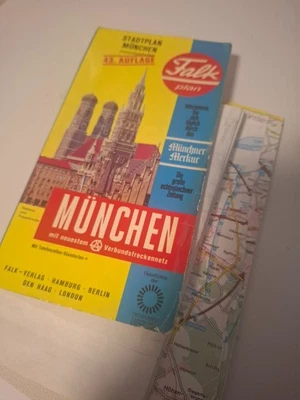 München - Landkarte/Stadtplan - deutsch - Bild 1 von 2