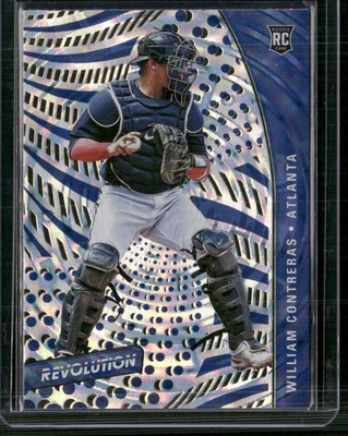 2021 Panini Chronicles #59 William Contreras Revolution Fractal - Image 1 of 2