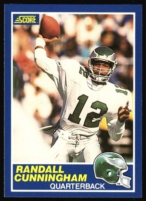 1989 Score Randall Cunningham #75 Philadelphia Eagles - Image 1 of 2