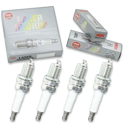 4 pc NGK Laser Iridium Spark Plugs for 1998-2003 Isuzu Rodeo 2.2L L4 dh - Image 1 of 4