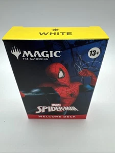 SDCC PAX 2025 Magic The Gathering Spider-Man Welcome Deck WHITE - Picture 1 of 2