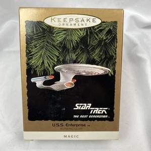Hallmark 1993 STAR TREK Ornament, Next Generation U.S.S. Enterprise 1993 - Picture 1 of 7