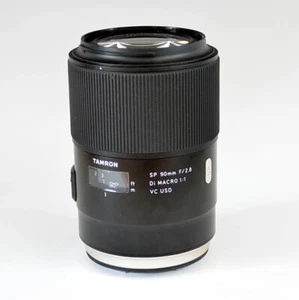 Tamron 90mm F/2.8 SP VC USD MACRO 1:1 für CANON - Zustand: sehr gut - Bild 1 von 2
