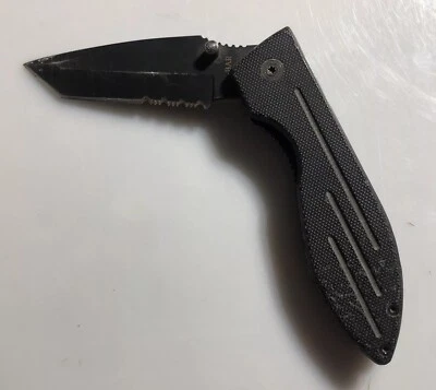 Cuchillo plegable negro Ka-Bar 3075 Warthog Tanto Foto 1 de 3