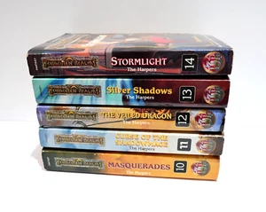 Forgotten Realms The Harpers Series Books Lot (#10,11,12,13,14) - Foto 1 di 14