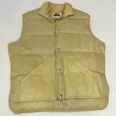 Chaleco aislante acolchado Miller Outerwear vintage plumón de pato y fibra de poliéster pequeño Foto 1 de 4