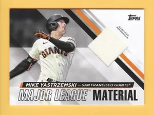 2024 Topps Series 2 #MLM2 - MY MIKE YASTRZEMSKI Major League Material RELIC - Bild 1 von 2