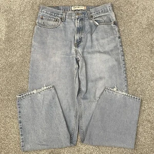 Levis 560 Jeans Mens 32x32 (Act. 32x31) Tapered Y2K Comfort Fit Light Wash Denim - Picture 1 of 16