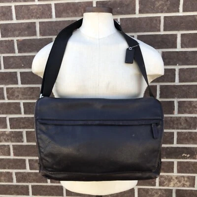 Bolso Bandolera Coach Camden Cuero Marrón Mensajero Laptop D1361-F70924 GENUINO Foto 1 de 4