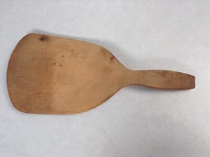 primitiva spatola legno vintage cucchiaio pasta o burro paletta spurtle #12 9" - Foto 1 di 6