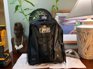 Los Angeles NBA Basketball Backpack BRAND NEW +TagsPristine Black Gym Travel-bag - Picture 1 of 12