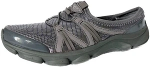 Easy Spirit Womens Rich Slip On Sneaker Clogs Dark Silver Multi Fabric ESRICH - Picture 1 of 5