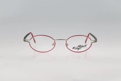 Robert Rudger 1620 163 92, monturas de gafas ovaladas vintage años 90 rojas y plateadas NOS Foto 1 de 4