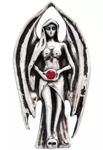 Lilith Pendant Necklace Boxed, First Demon, Gothic Dark Wisdom, Evil, Galraedia - Picture 1 of 3